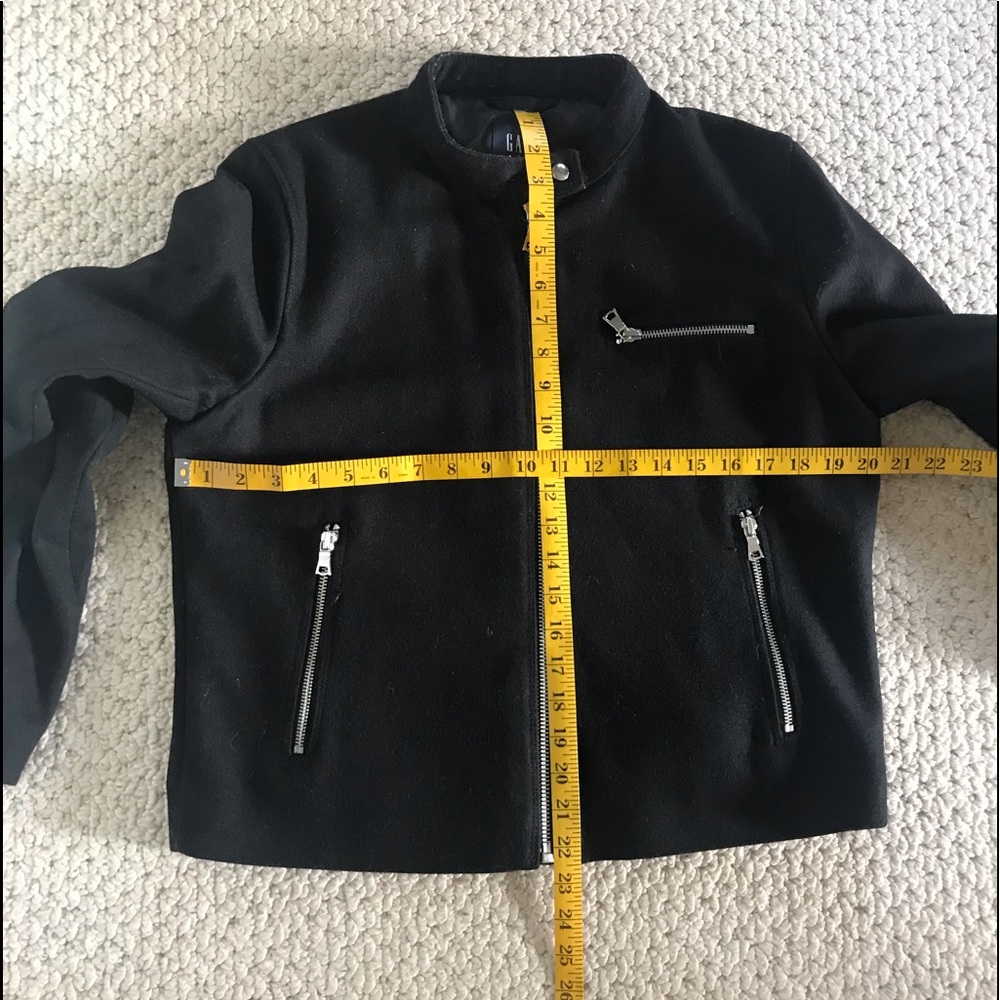 GAP Moto Style Wool blend Jacket - Picture 7 of 12